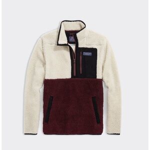 NWT Men’s Vineyard Vines Super Shep quarter zip Jacket size large